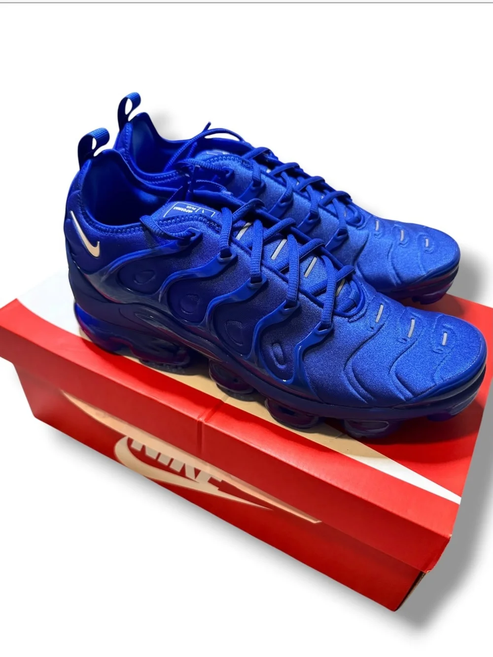 Nike Air VaporMax Plus Game Royal Blue White Men’s Size 12